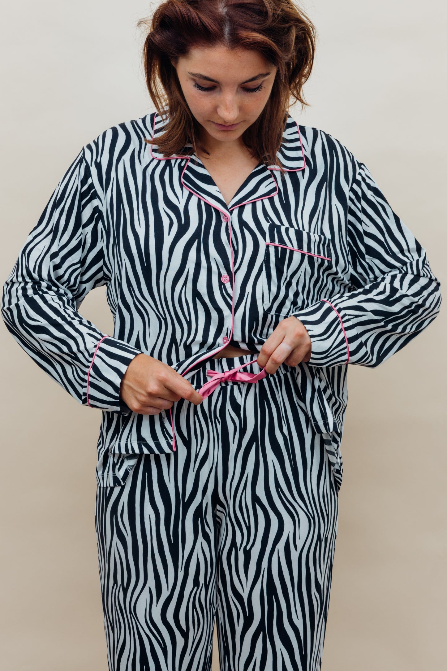 Zebra Print Soft Modal Pyjama Set