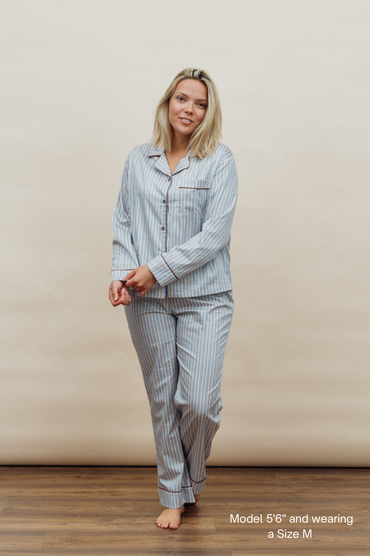 100% Cotton Striped Pyjama Set