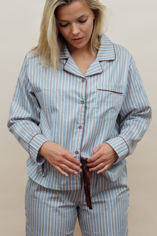 100% Cotton Striped Pyjama Set
