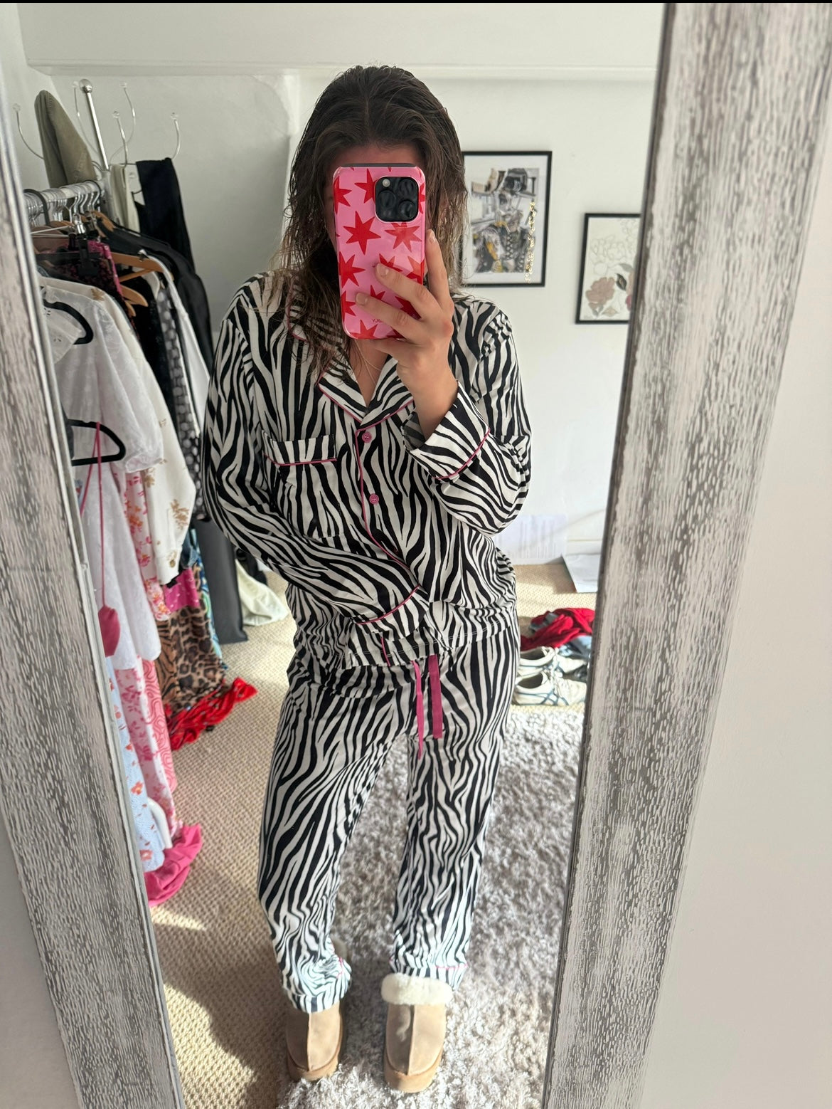 Zebra Print Soft Modal Pyjama Set
