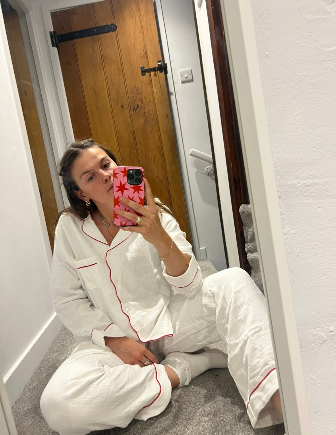 White Muslin Pyjama Set