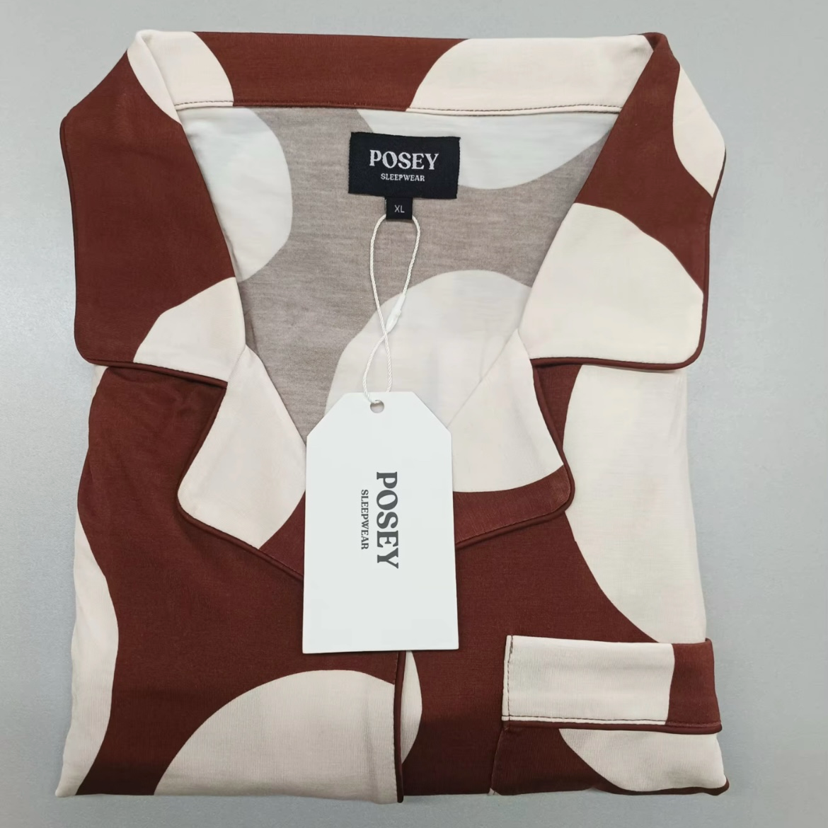 Polka Dot Brown Soft Modal Pyjama Set